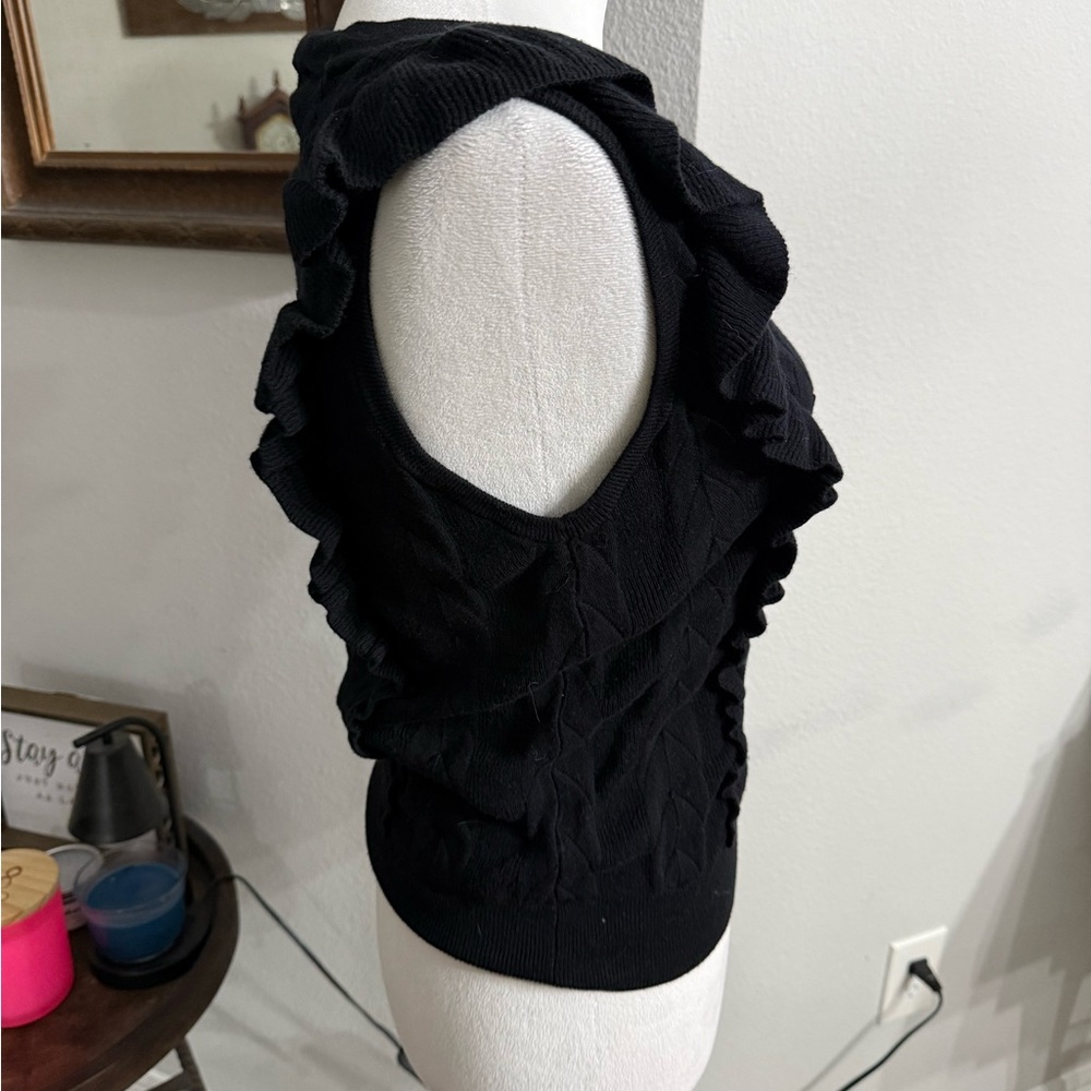 PAIGE Black Knit Top - Picture 5 of 6